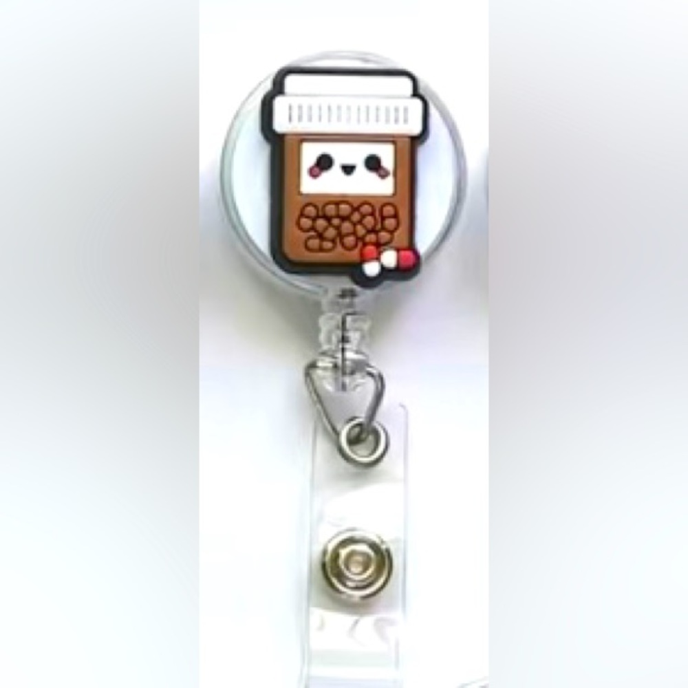 Badge Holder Keychain